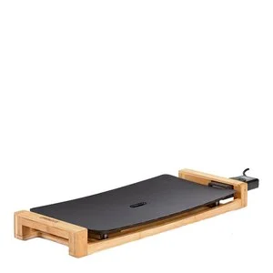 Bordgrill 50×25 cm 2200W non-stick svart/bambus v:2080310