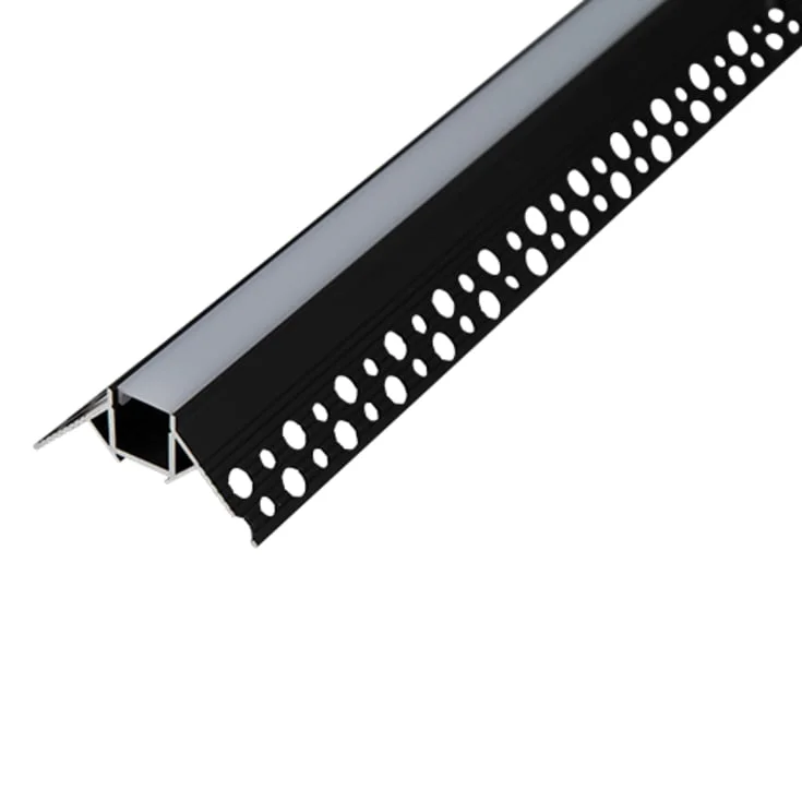 Ansell Lighting LED skinne, sparkling, 23,1x53 mm, 2 meter, svart | A/AP/PI/11/20/BL/01