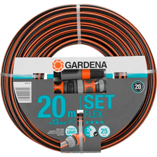 Gardena Comfort Flex hageslange, trykkbestandig, 13 mm, 20 m, 5 deler | 18034-20