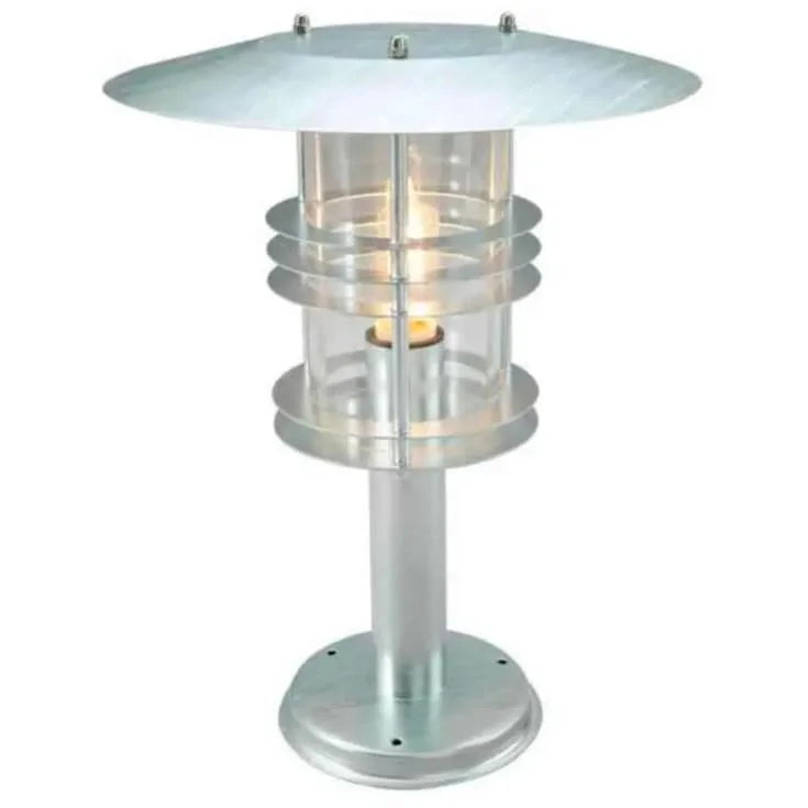 Norlys Stockholm 287 portstolpe, LED max 9W, E27, IP54, galvanisert | 3185369