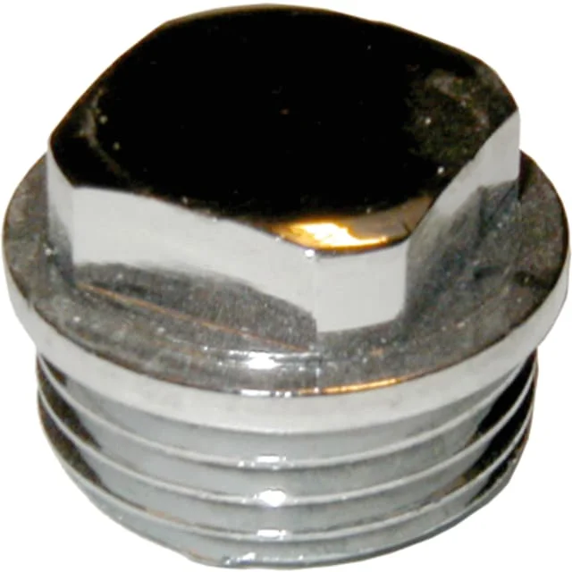 Messing plugg, krom, 1/2" | 8070138