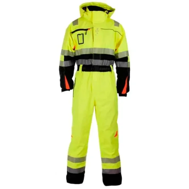 Bekken & Strøm Gjøvik allværs vinterkjeledress, kl.3, unisex, str. XL, gul/sort, HiVis | 647130 Bekken & Strøm Gjøvik allværs vinterkjeledress, kl.3, unisex, str. XL, gul/sort, HiVis | 647130