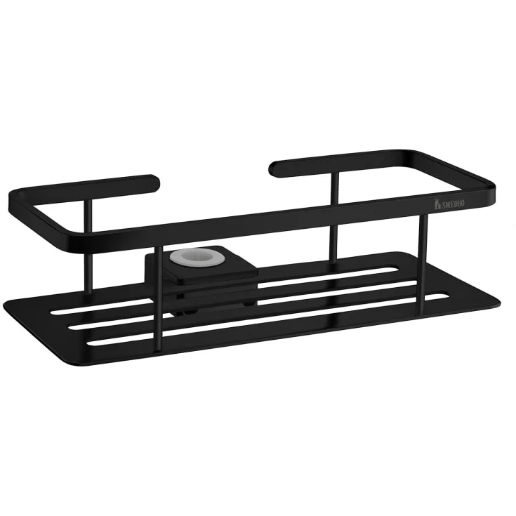Smedbo Sideline dusjhylle, matt sort | DB3006