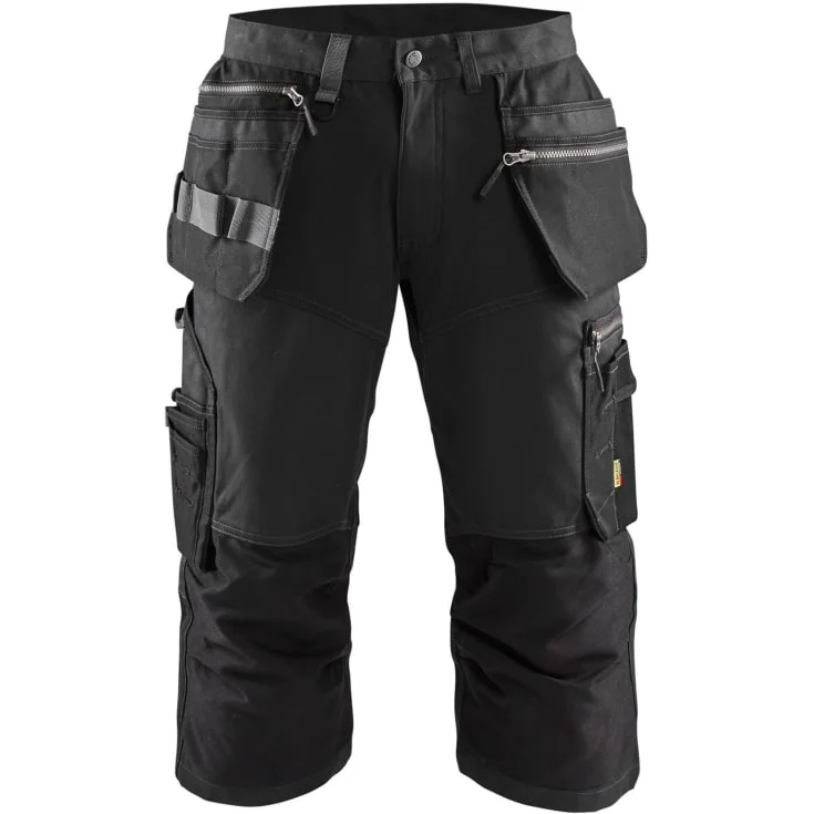 Blåkläder Workwear 1597 håndverkerknickers med 2-veis stretch, sort, str. D84 | 1597-1343-9900_D84