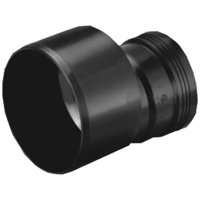 Wavin Wafix 75/50 mm PP reduksjon, sort | 2215356