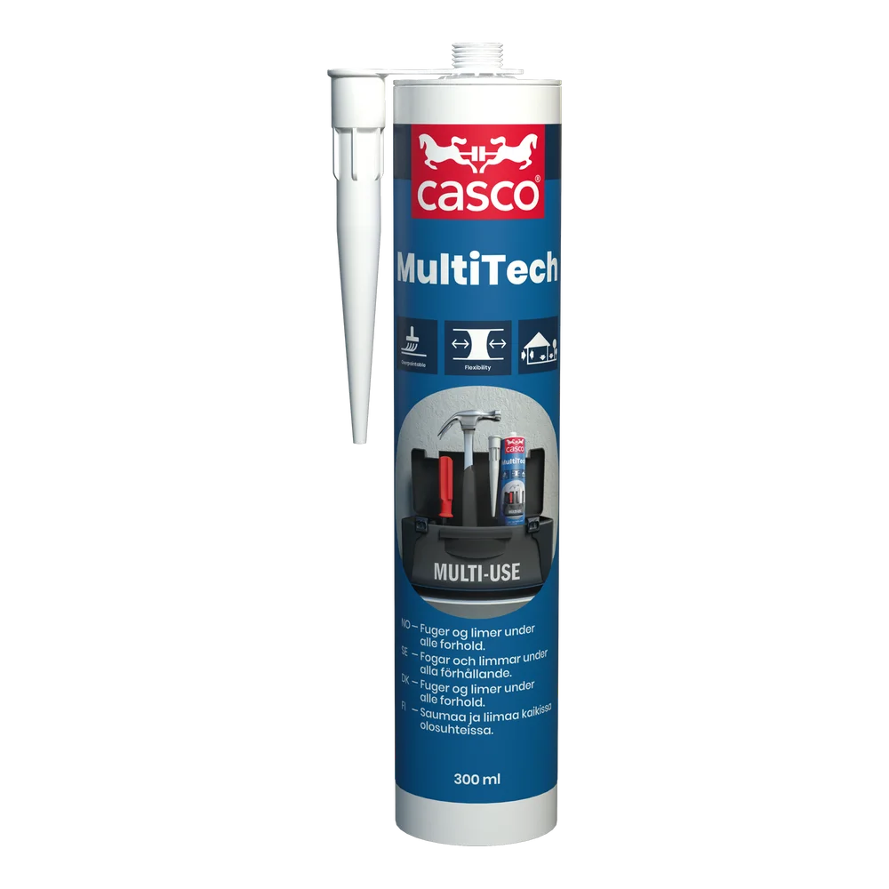 Multitech Fug&Lim 300ml Hvit v:3326208