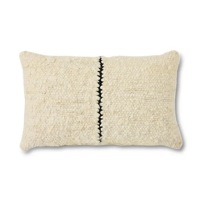 Natural wool stripete pute 30×50 cm v:9237952