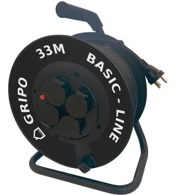 Gripo kabeltrommel, 33 meter | 20433