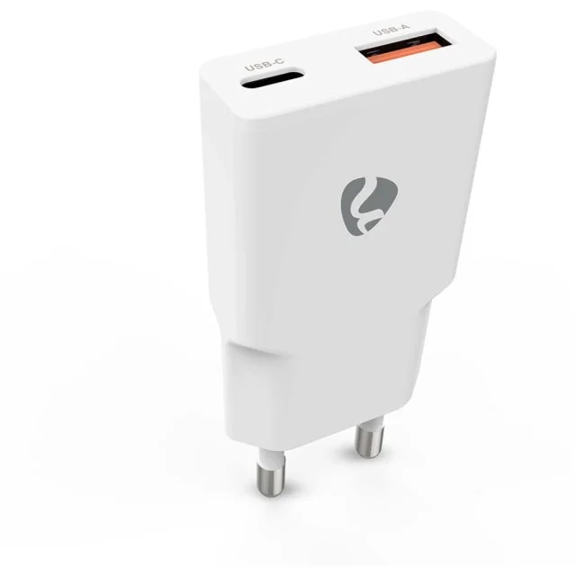 Nedis USB A- & C adapter, 30W, hvit | WCHA30WT