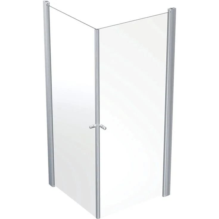 Contura Shower Space dusjhjørne, 89x89 cm, klart glass, aluminium profil | 059990190