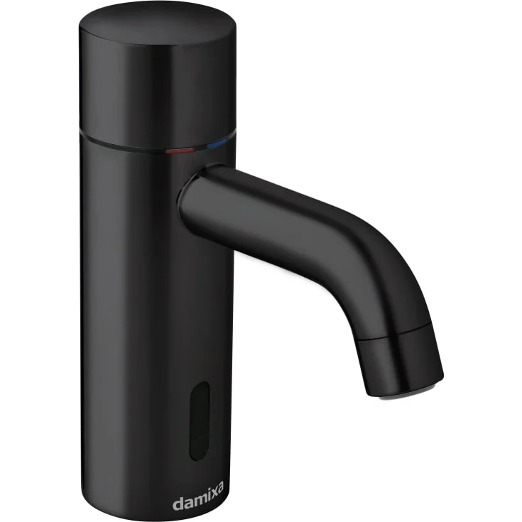 Damixa Silhouet Touchless servantbatteri, matt sort | 7402261