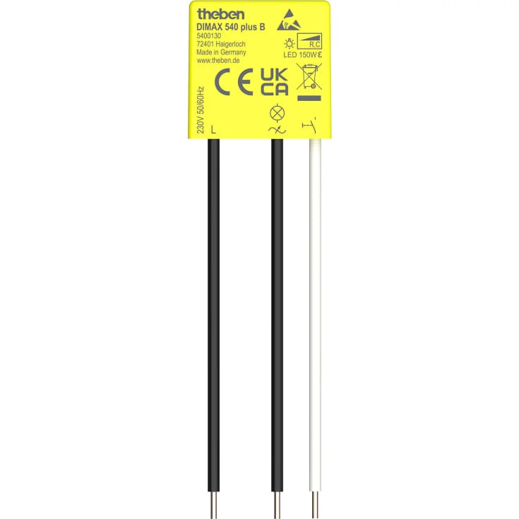 Theben Dimax 540 Plus B dimmerbryter for innfelt montering | DIMAX540PLUSB
