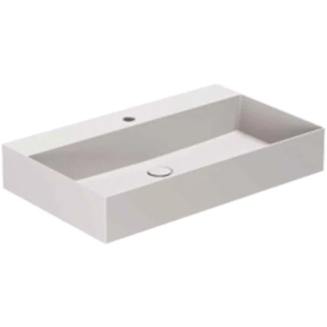 Lavabo Elegance SQ 75 servant, 75x45 cm, matt grå | 121037093