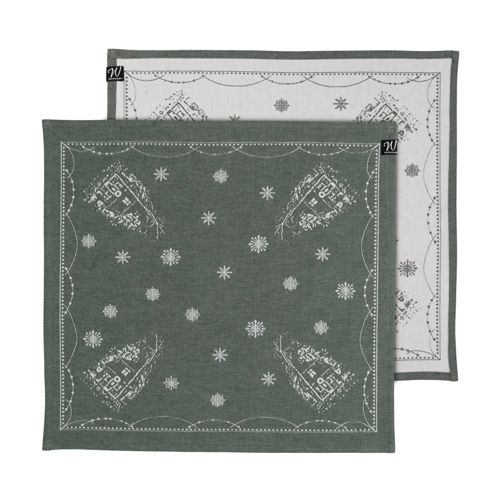 Julemorgen stoffserviett 45×45 cm 2-pack v:3612024