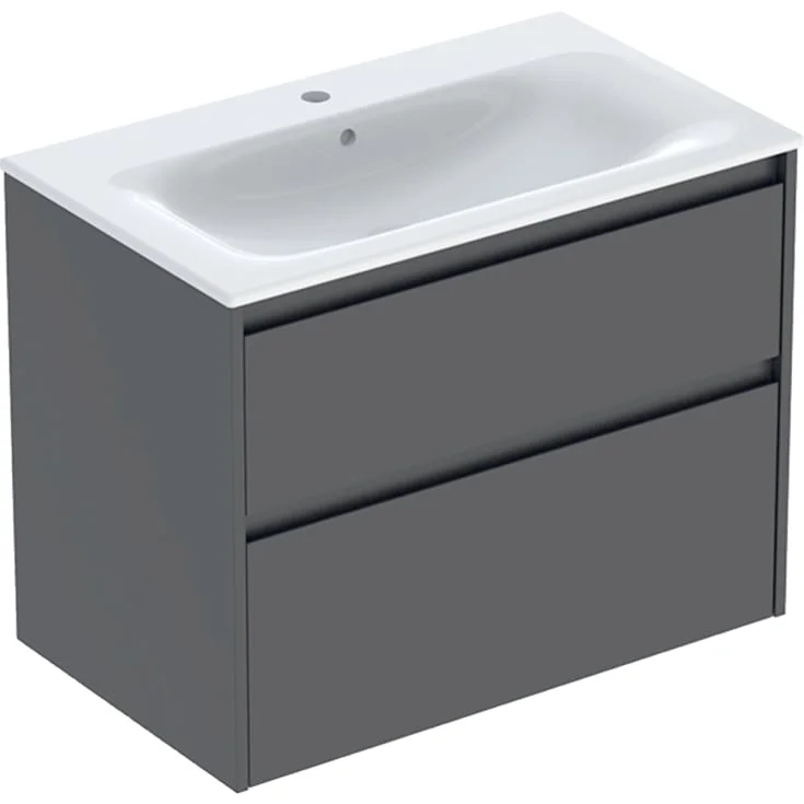 Ifö Sense Modern møbelpakke, 80x48 cm, matt antrasitt | 504.114.JK.1