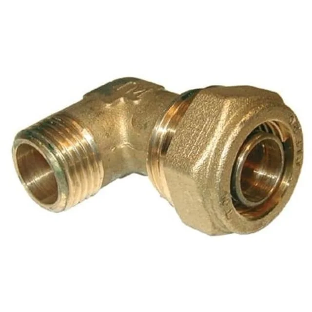 Pex vinkel med nippel 18 mm x 1/2" | 1400052