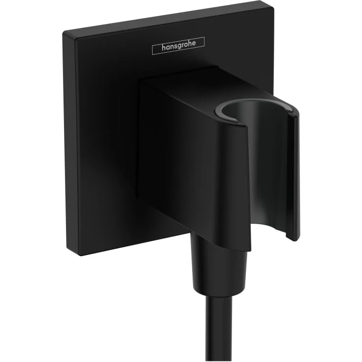 Hansgrohe FixFit E slangeuttak, matt sort | 26889670 Hansgrohe FixFit E slangeuttak, matt sort | 26889670