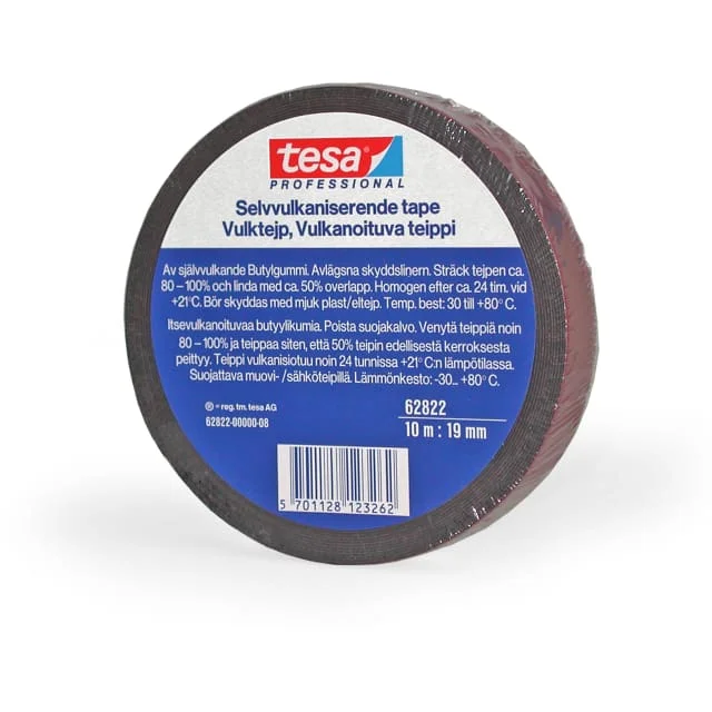 Tesa selvvulkaniserende tape, svart, 19 mm, 10 meter | 191089