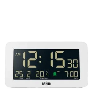Vekkerklokke digital 13,5 cm hvit v:2764144 Vekkerklokke digital 13,5 cm hvit v:2764144