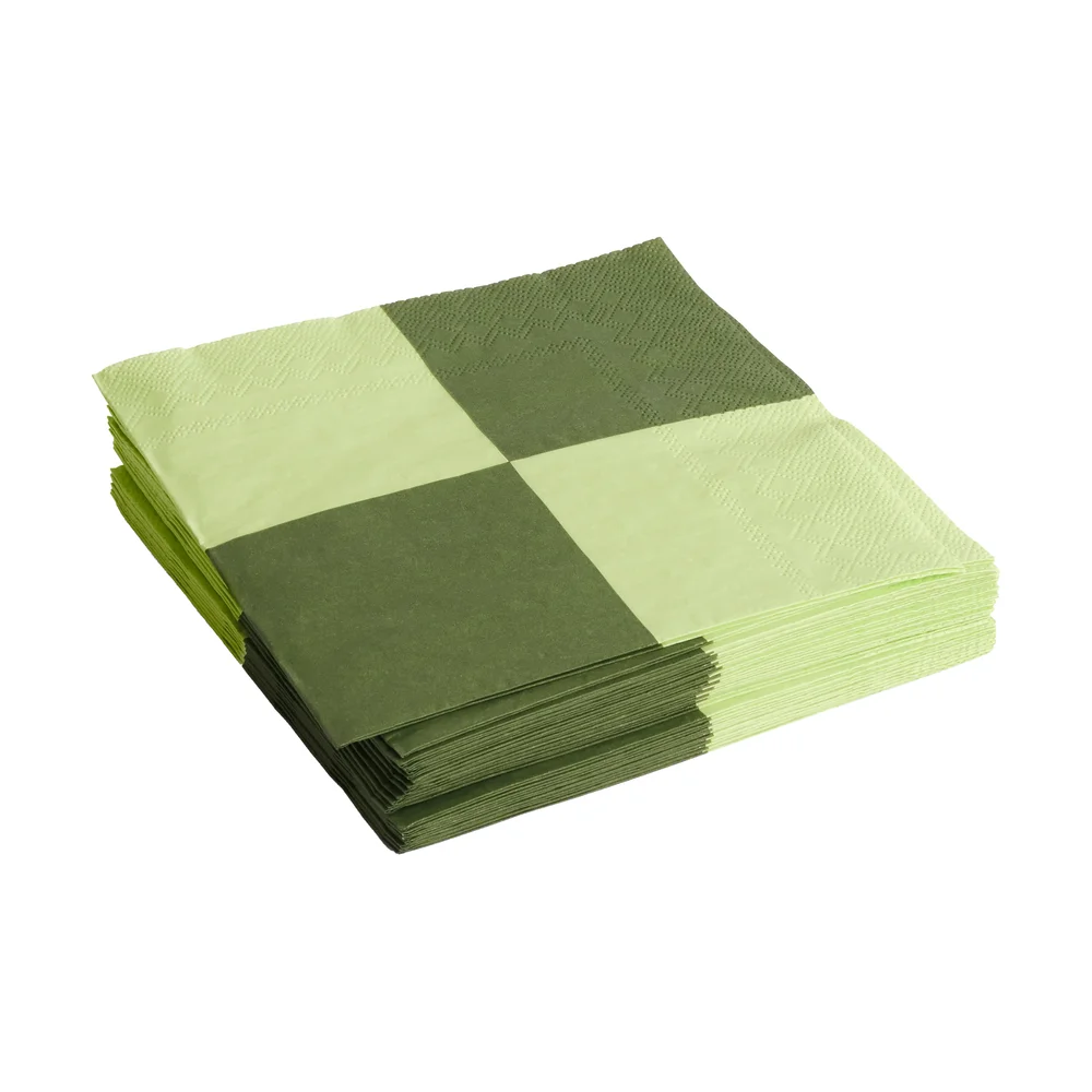 Pattern Dinner Check serviett 40x40 cm 20-pakning v:7641651