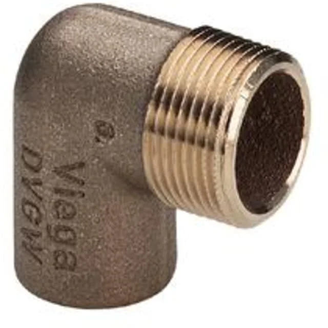 10 stk Messing lodde albue muffe/nippel, 12 mm x 1/2" – 90° | 4092G012004000 10 stk Messing lodde albue muffe/nippel, 12 mm x 1/2" – 90° | 4092G012004000