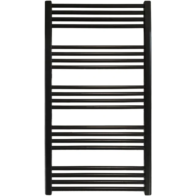 Kriss Space håndkletørker, kombi, 50×110 cm, matt sort | S11050S Kriss Space håndkletørker, kombi, 50×110 cm, matt sort | S11050S