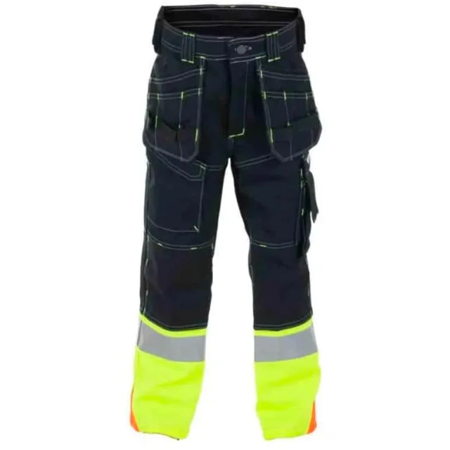 Bekken & Strøm håndverksbukse Barn Drevsjø, Barn, str. 14, signalgul/sort | 676974