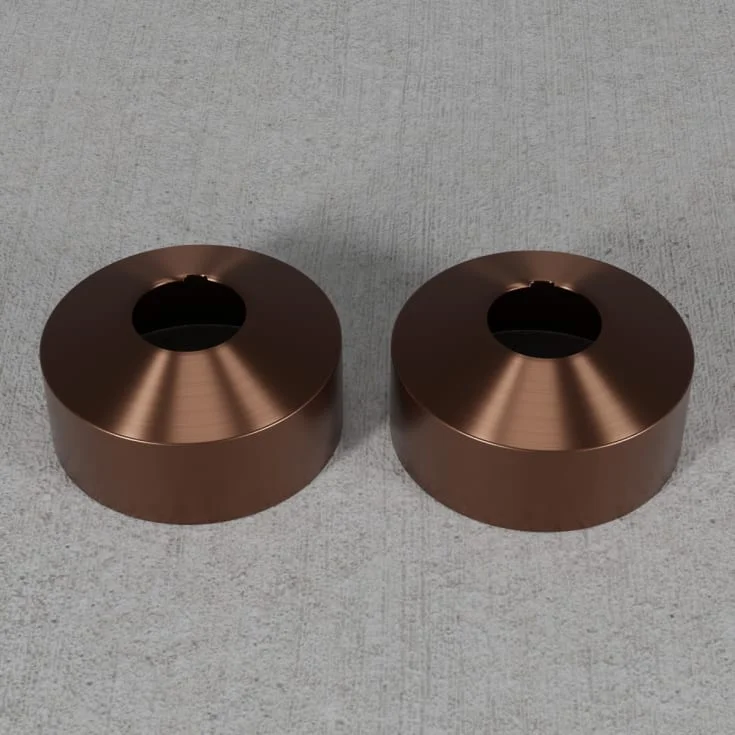 Scandtap Steel Pleasure rosetter, Ø68 mm, 2 stk, amber | 20817