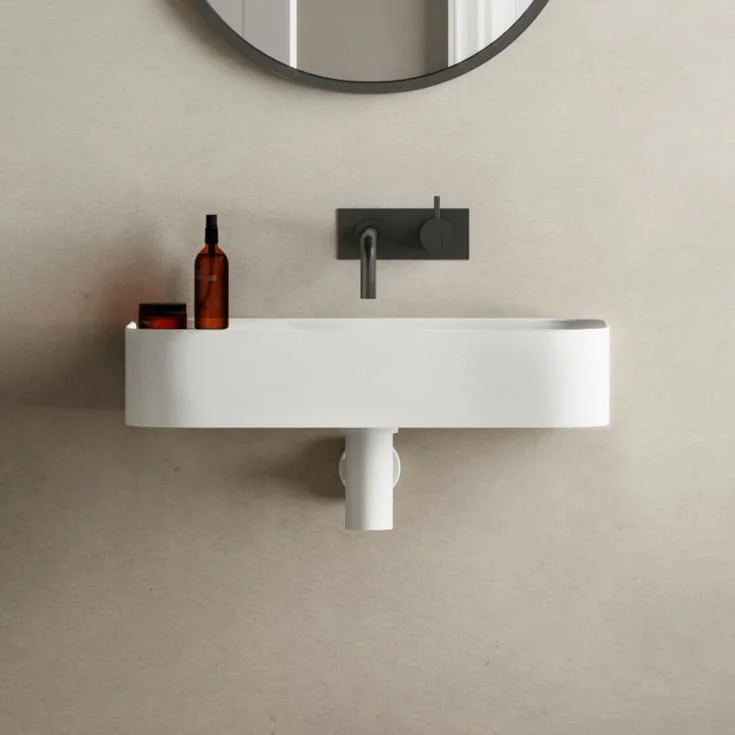 Copenhagen Bath Yuno LR 55 servant, 55×30 cm, hvit matt | 40010226 Copenhagen Bath Yuno LR 55 servant, 55×30 cm, hvit matt | 40010226