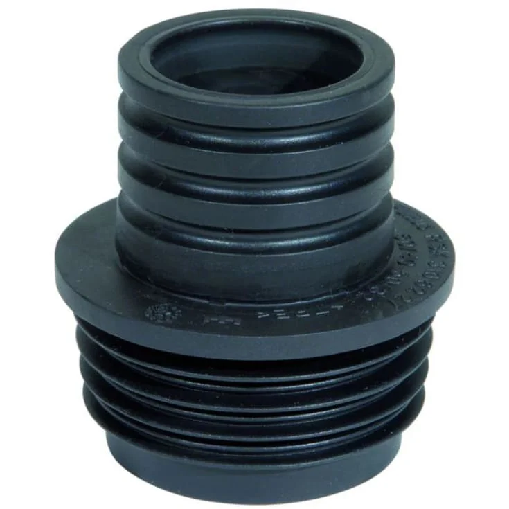 Purus kombi overgangsnippel, Ø50/40-32 , sort | 4514938