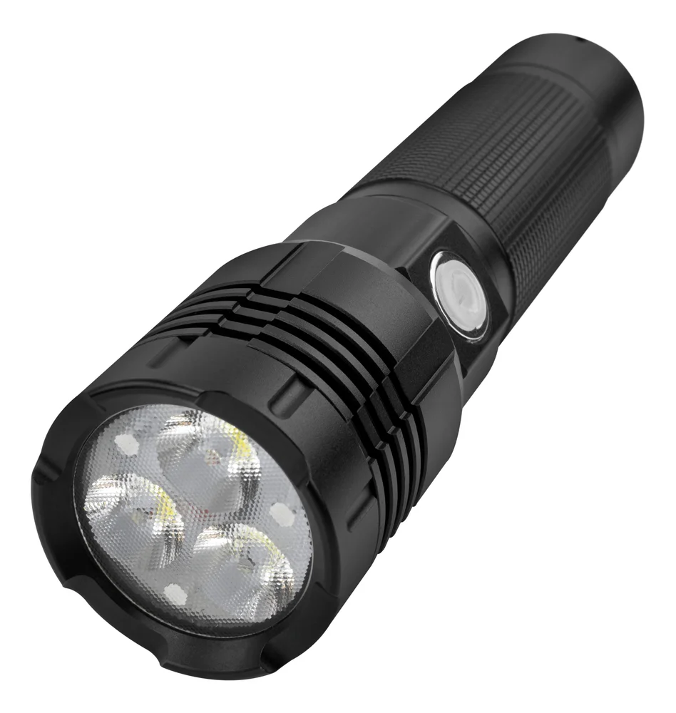 Lommelykt oppladbar 3200lm vanntett IP67 med hylster v:2896810 Lommelykt oppladbar 3200lm vanntett IP67 med hylster v:2896810