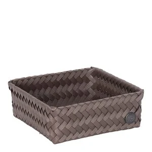 Fit Square oppbevaringskurv 18x18x7 cm taupe v:3070176