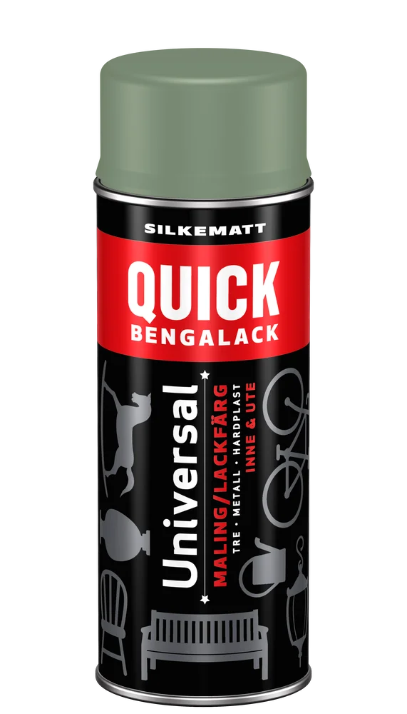 Bengalack spray varmgrønn silkematt 400ml v:5373230 Bengalack spray varmgrønn silkematt 400ml v:5373230