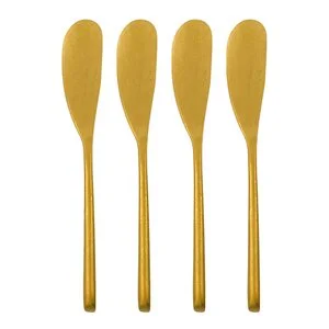 Daily smørkniv 16 cm 4 stk antikk gullfinish v:3505824