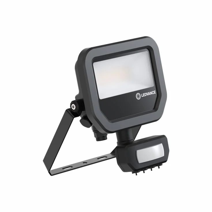 Ledvance lyskaster med sensor, sort, 4000K, 8W | 3218839