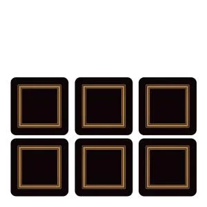 Classic glassbrikke 6 stk svart v:9862636 Classic glassbrikke 6 stk svart v:9862636