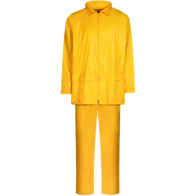 Lyngsøe Nylon regnsett, gul, str. S | LR104054-56_S