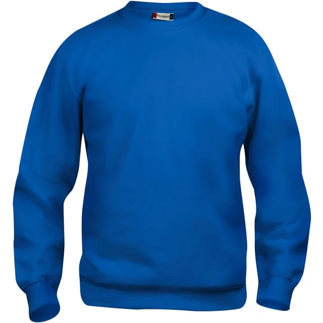 Clique Basic Roundneck collegegenser, kongeblå, str. XS | 021030-55_XS