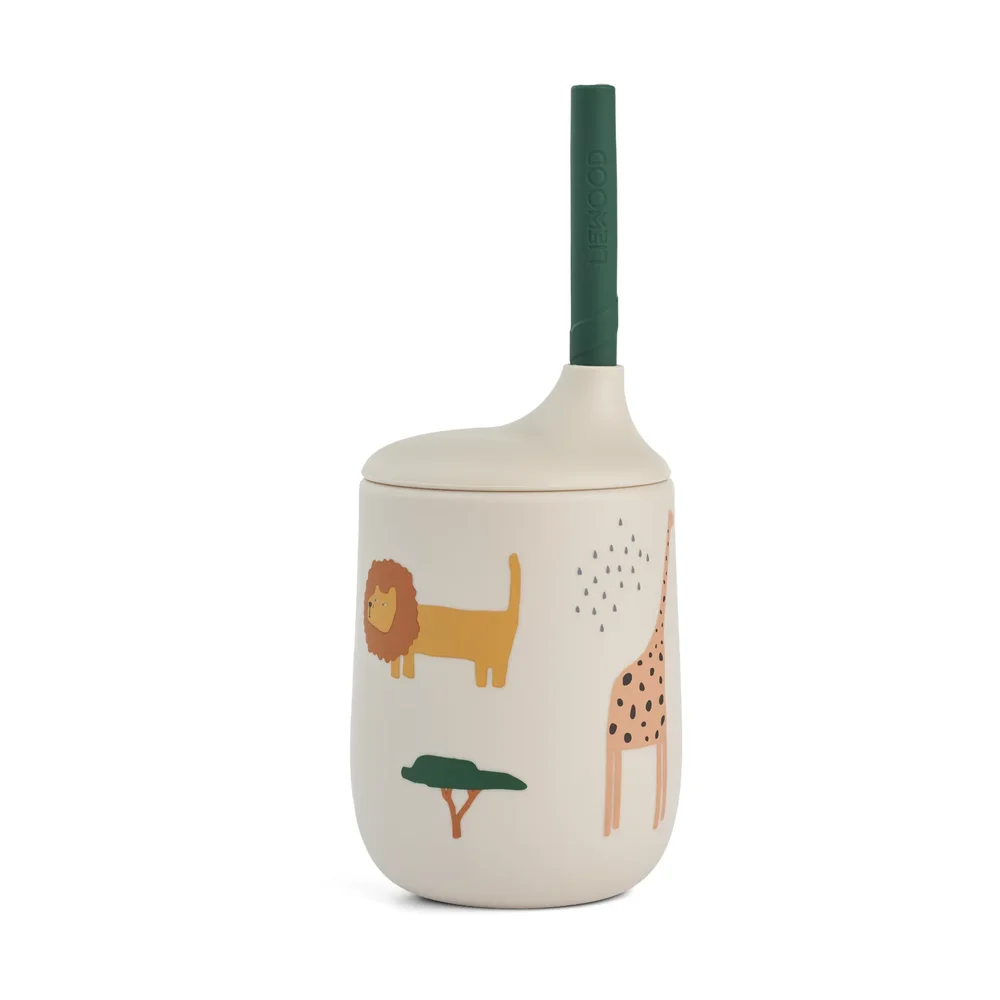 Ellis printed sippy cup tutekopp med sugerør 23 cl v:2497811