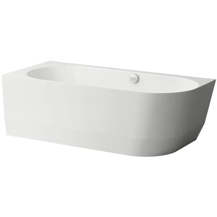 Laufen Pro hjørnebadekar, venstre, kompositt, 180x80 cm, hvit | H2449560000001