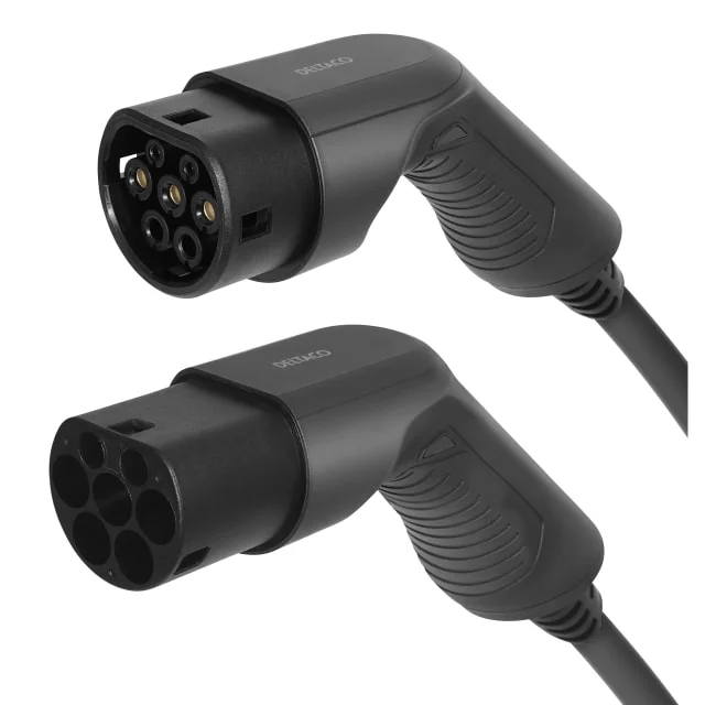 Deltaco ladekabel, type 2, 3 fase, 16A, 3 meter | EV-3213 Deltaco ladekabel, type 2, 3 fase, 16A, 3 meter | EV-3213