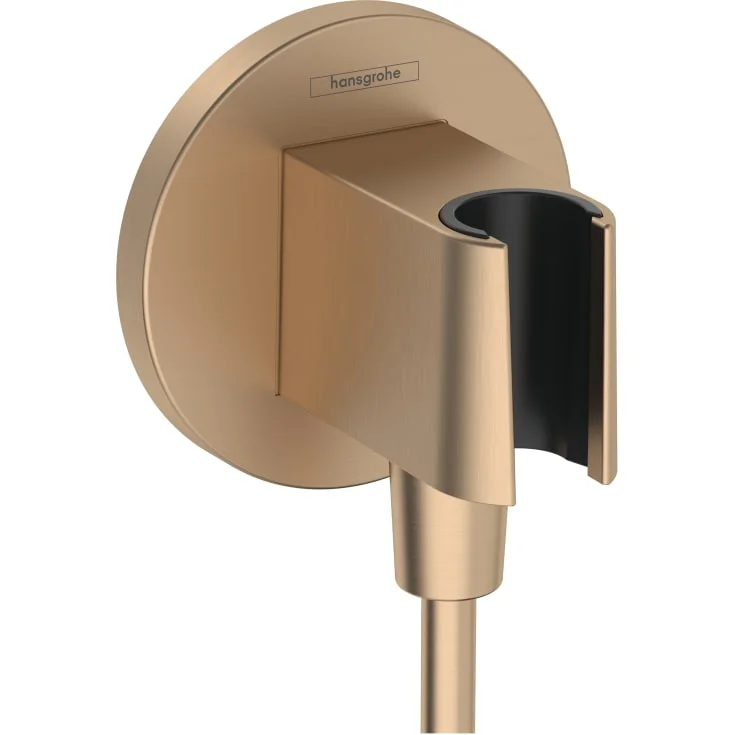 Hansgrohe FixFit S slangeuttak, børstet bronse | 26888140