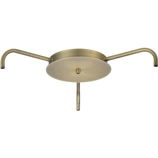 Halo Design baldakin, 4 uttak, messing | 714148 Halo Design baldakin, 4 uttak, messing | 714148