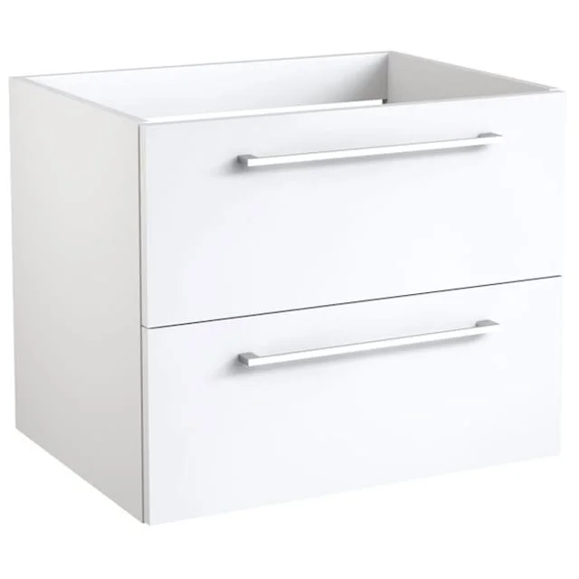 Korsbakken Rowan underskap, med 2 skuffer, soft-close, 59x45 cm, hvit høyglans | 130501060