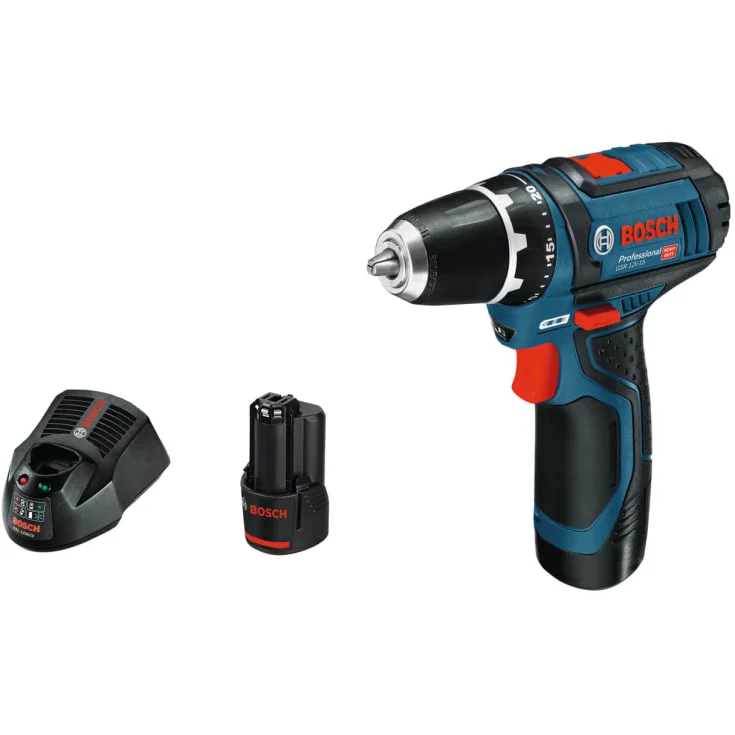 Bosch Professional bore-skrumaskine GSR 12V-15 + 2 batterier | 060186810C Bosch Professional bore-skrumaskine GSR 12V-15 + 2 batterier | 060186810C