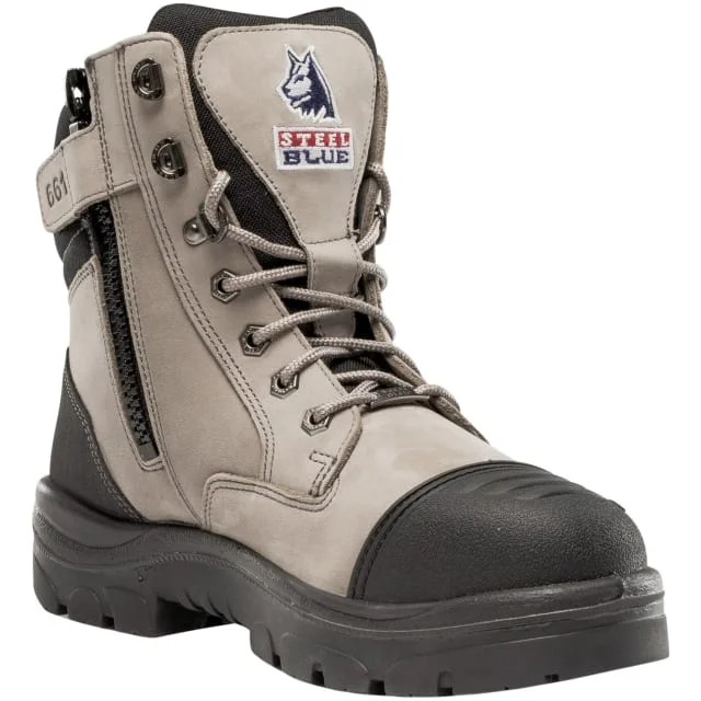 Steel Blue Southern Cross Zip vernestøvler S3, grå, str. 47 | 392661-SLATE_47