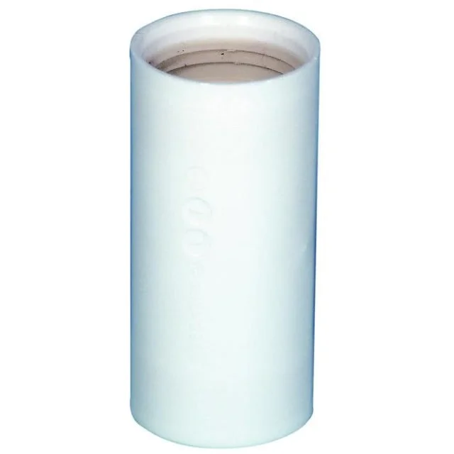 Purus muffe, Ø32 mm, plast, hvit | 4515723
