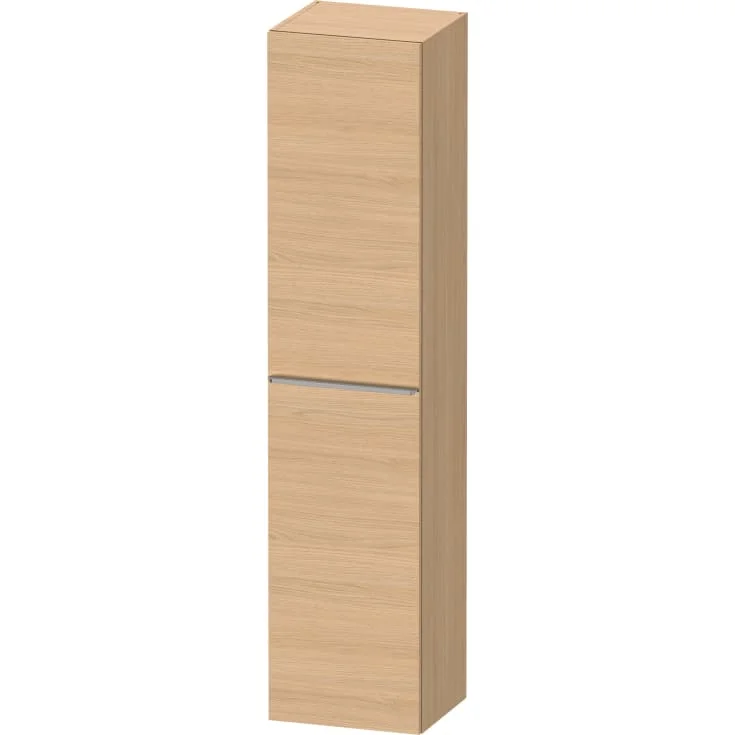 Duravit D-Neo høyskap, 40×176 cm, høyre, eik/stål | DE1328R70300000