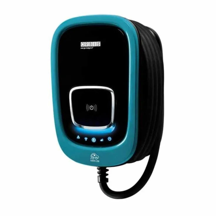 Orbis Viaris UNI ladestasjon med Tesla-knapp, Type 2, 22 kW, WiFi | OB94U7 T0HA2 Orbis Viaris UNI ladestasjon med Tesla-knapp, Type 2, 22 kW, WiFi | OB94U7 T0HA2