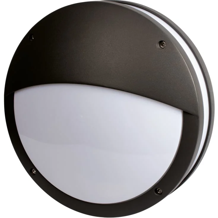 Scan Products Martina utendørs vegglampe, halvåpen, sort | 13030